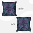 thumbnail image 3 of ZICANCN Vintage Flag Dinosaur Print Throw Pillow Covers, Bed Couch Sofa Knit Decorative Pillow Covers for Living Room Farmhouse, 20"x20", 3 of 8