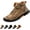 Khaki, variant on Surastep Shop Boots, Surastep Shop Shoes, Men's Comfortable Handmade Leather Boots, Waterproof Arch Support Spacious Toe Box Shoes