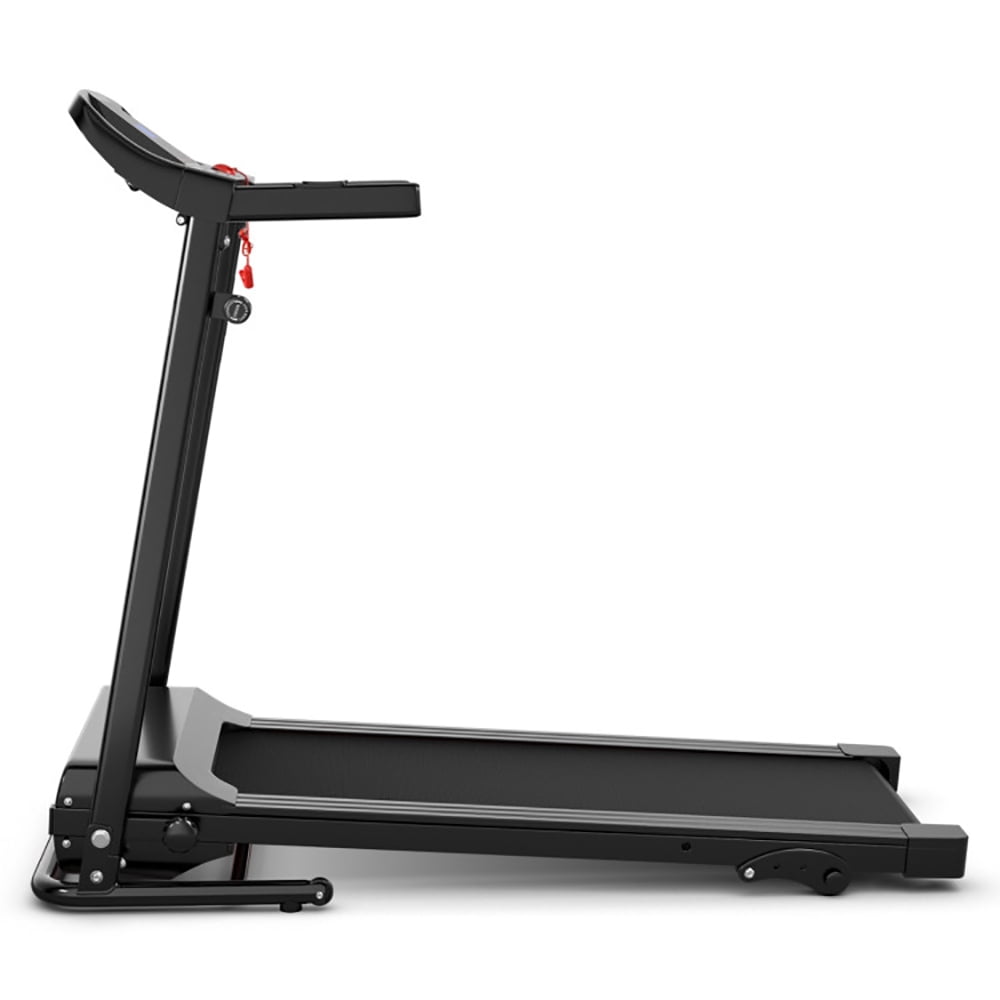 Spaco 1.0 HP Foldable Treadmill Electric Support Mobile Power, Home Fitness Equipment for Walking & Running , Cardio Exercise Machine, Preset and Adjustable Programs
