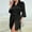 Black, variant on SBYOJLPB Women's Lace-Trim Silk Robes Bride Bridesmaid Kimono Satin Bathrobe V Neck Sleepwear with 3/4 Sleeve Red 10(XL)