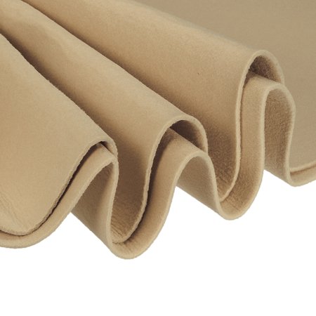 Acrylic Soft Felt Fabric Sheets Fiber Sheet Beige 39x39 Inch 3mm Thick