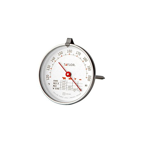 Taylor Precision Products 5939N 3 Inch Leave-in Meat/Roast Thermometer, 1 EA, Silver