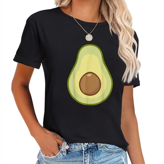 Womens Avocado Costume Shirt - Halloween Vegan T Shirt