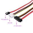 thumbnail image 4 of 22 Pin SATA ATA Data and Power Combo Cable,22Pin SATA to 7Pin Serial ATA Data Cable + 4Pin IDE LP4 Power Cable (Date 30), 4 of 4
