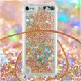 thumbnail image 4 of Funda FOXDOCK para iPod Touch 7/6/5 con Cuerda Ajustable, Brillo Líquido, Protección Antigolpes y Lente – Ideal para Regalo, 4 of 5