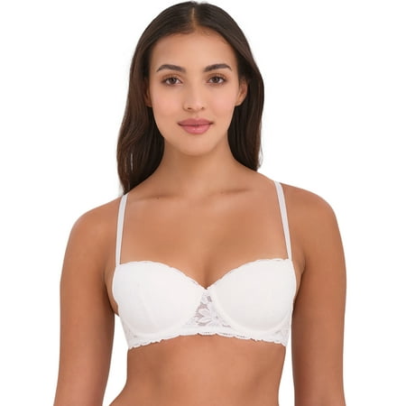 No Boundaries Womens and Womens Plus All-Over Lace Balconette Bra with Sugarcup  Sizes 34B-40DD