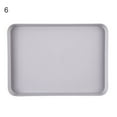 thumbnail image 2 of Ludlz Plastic Fast Food Tray,Nordic Simple Rectangular Fruit Dessert Plastic Storage Tray Kitchen Supplies, 2 of 8