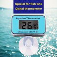 thumbnail image 3 of CAROOTU LED Digital Aquarium Thermometer Fish Tank Water Terrarium Temperature With Suction Cup, 3 of 6