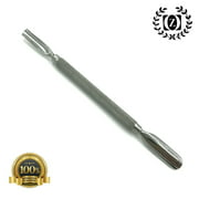 Professional Double Spoon Cuticle Pusher Cleaner Trimmer Manicure Pedicure Nail Tool