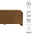 thumbnail image 2 of Waterflute Sideboard Cabinet in Walnut, 2 of 10