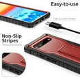 thumbnail image 6 of ExoGuard For Google Pixel 6A Case, Phone Case with Screen Protector and Kickstand (Red), 6 of 8