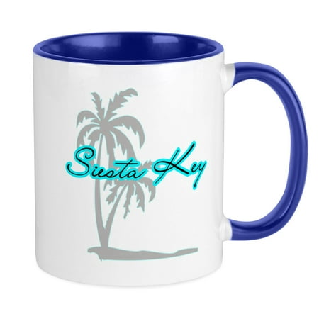 

CafePress - Siesta Key Beach Mugs - Ceramic Coffee Tea Novelty Mug Cup 11 oz