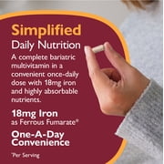 Celebrate Vitamins CelebrateONE Once Daily Bariatric Multivitamin with Iron Capsules, 18 mg of Iron, 90 Count