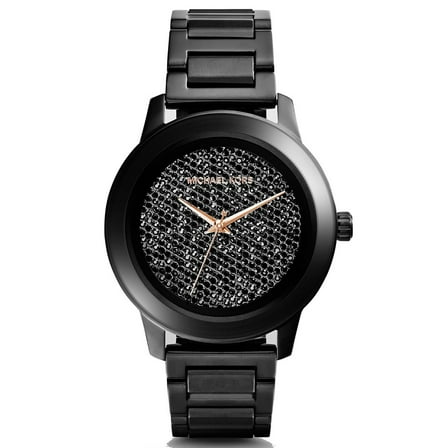 Ladies Kinley Pav? Black Stainless Steel Watch MK5999
