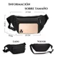 thumbnail image 2 of Riñonera Deportiva Quanna Cangurera Impermeable Para Hombre Y Mujerriñonera Para Correr Impermeable, Cangurera De Senderismo Al Aire Libre, Riñonera De Viaje Con Cinturón Ajustable, Bolsa Negro, 2 of 8