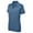 Dawn Blue, variant on Women's Dri-Equip Short Sleeve Racer Mesh Polo Shirt-M-Black