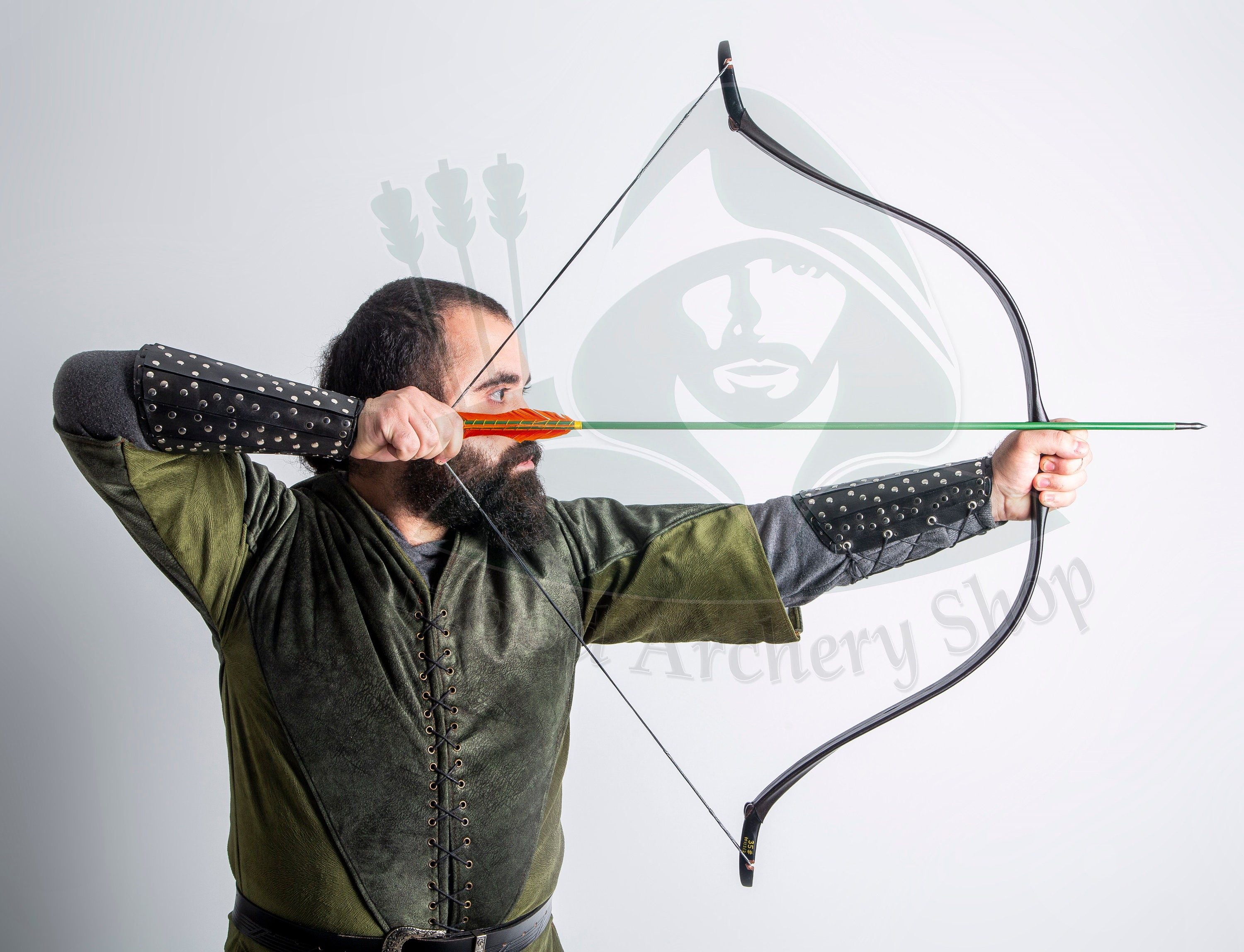 Turkish Sipahi Recurve Short Outdoor Bow Traditional Ottoman Archery Horse Bow For Target Horseback Archery Gift For Archers Christmas Gift