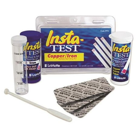 LaMotte 29946 Insta-Test Copper & Iron Test Strip (Best Copper Test Kit)