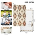 thumbnail image 6 of Yayeee 2 Pack Hand Towels for Bathroom 100% Cotton 16" x 28" Soft Absorbent Kitchen Towel, Geometric Designs, 6 of 7