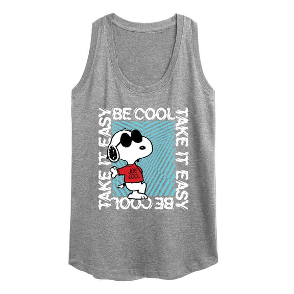 Peanuts - Be Cool, Take It Easy - Snoopy - Women's Racerback Tank Top