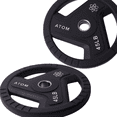 thumbnail image 2 of Par Discos Olímpicos Atom Uretano 45 lb (20 kg) negro, 2 of 7