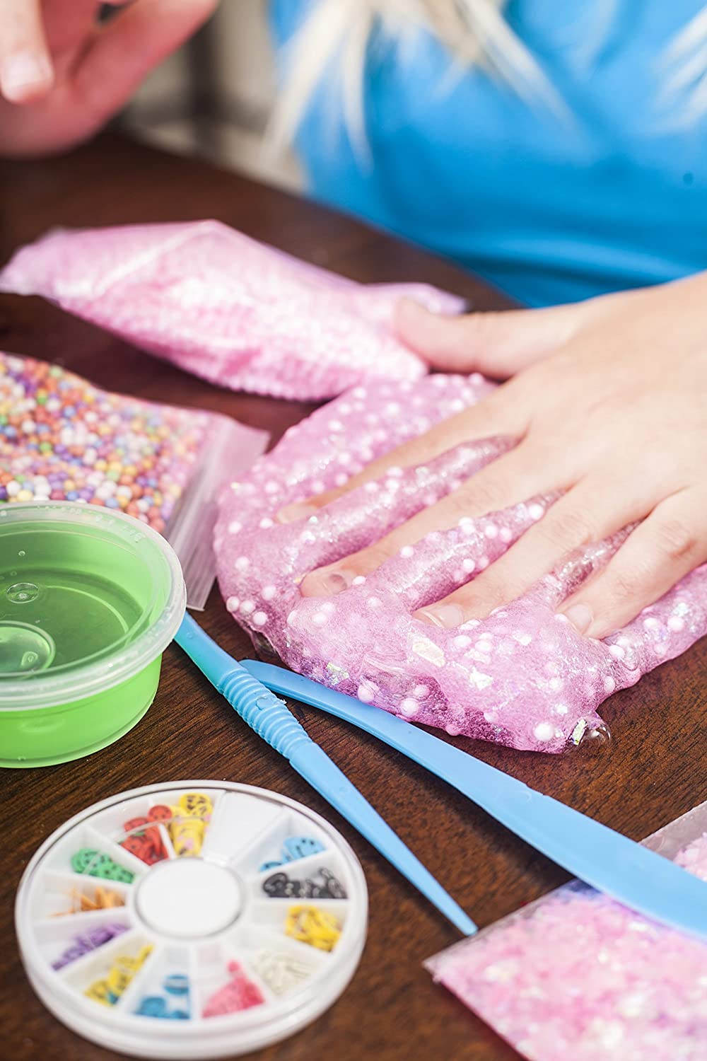 Diy Slime Making Kit Perfect Arts And Crafts For Girls Boys Best Slime Kit For Glow In The Dark Slime W Slime Supplies To Make Your Own Clear Slime