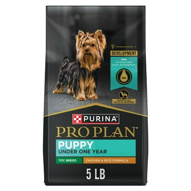 Purina Pro Plan High Protein Toy Breed Puppy Food DHA Chicken and Rice Formula