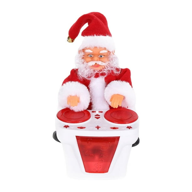 Juguete de peluche eléctrico de Navidad de Navidad Santa que juega