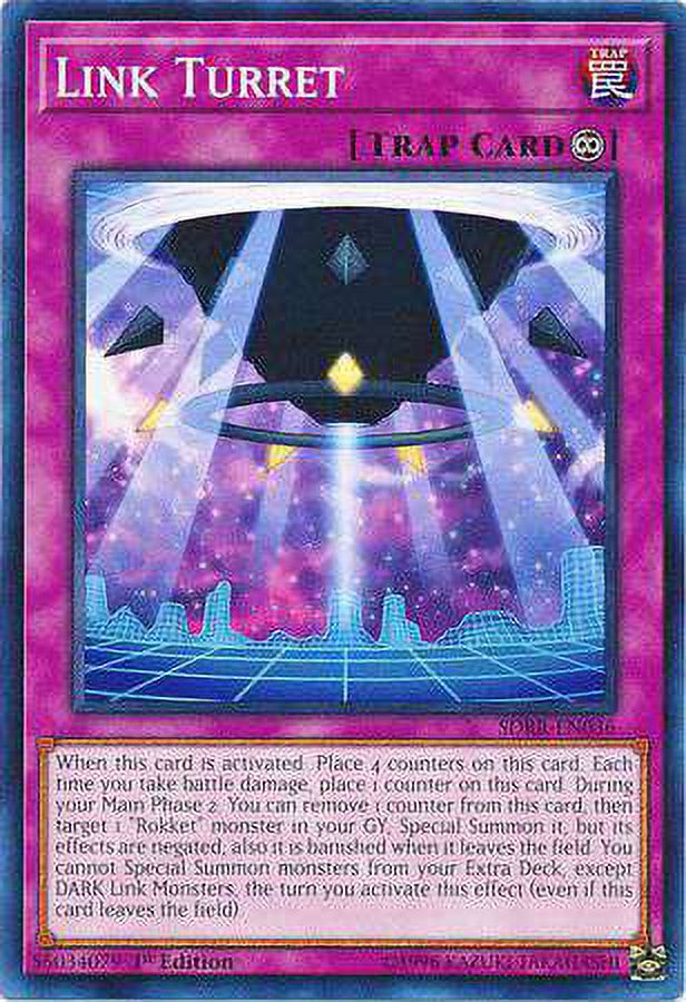 YuGiOh Structure Deck: Rokket Revolt Common Link Turret SDRR-EN036