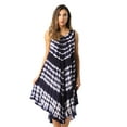 thumbnail image 2 of Riviera Sun Dress Dresses for Women (Navy / White, Small), 2 of 4