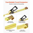thumbnail image 6 of CAFORKP Heavy Duty Wheel Chock Tie-Down Kit – 10,000 lbs Break Strength, 6 of 6