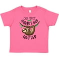 thumbnail image 3 of Inktastic Our 1st Mother's Day Together Cute Mom and Baby Sloth Boys or Girls Baby T-Shirt, 3 of 5
