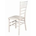 thumbnail image 6 of White Distressed with Brushed Wood Look Resin Steel Skeleton Chiavari Chair, 2 Chair Bundle by Chivari, 6 of 9