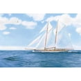thumbnail image 3 of Wiens, James 18x13 Black Modern Framed Museum Art Print Titled - Majestic Sailboat, 3 of 5