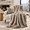 Natural Mink-60"x80", variant on Home Luxury Faux Throw Blanket 60"x80" Frosted White Wolf