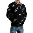 thumbnail image 5 of Black Music Notes 3d Sweatshirts Hoodie Fashion Casual Personality Men's Women Street Hoodie Pullovers Long Sleeve Comfortable Top, 5 of 6