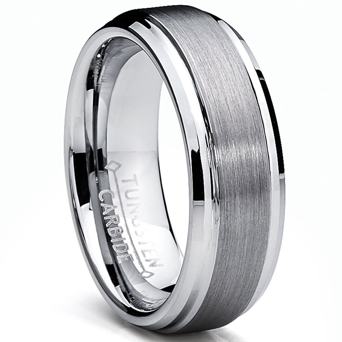 Wedding Band NEW Plain Highly Polished Men's Titanium Ring size 11 Gift Box 