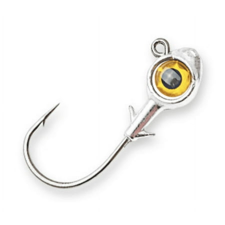 UPC: 0879020002062 | Z Man Trout Eye Jighead 1/8 Gold 3pk