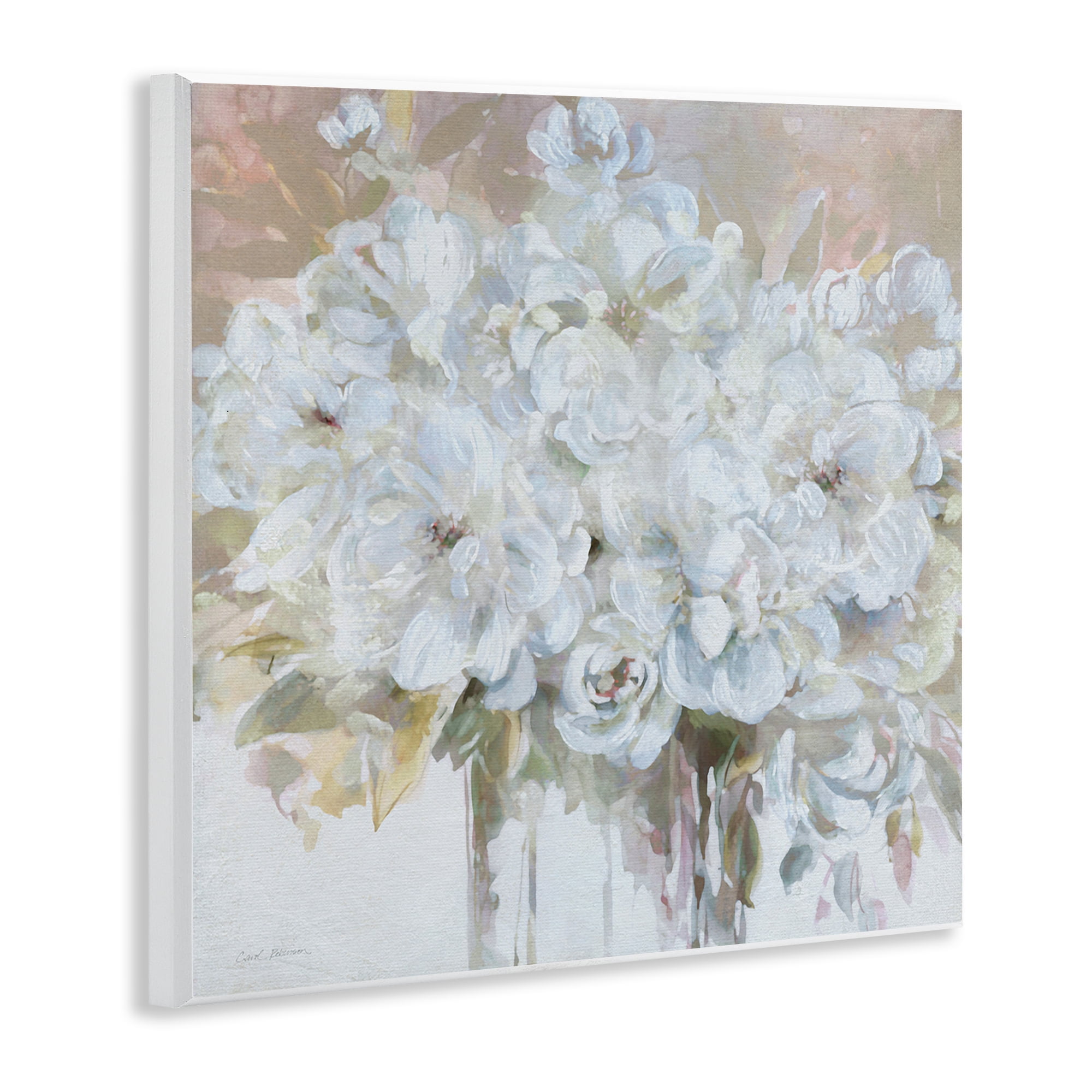 Stupell Industries Soft White Bouquet Serenity Wall Plaque Art, design by Carol Robinson