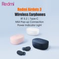 thumbnail image 2 of Redmi Airdots 3 BT5.2 True Wireless Stereo In-Ear Earbuds Qualcomm 3040/Hybrid Driver/DSP Noise Redu Abanopi Negro, 2 of 7