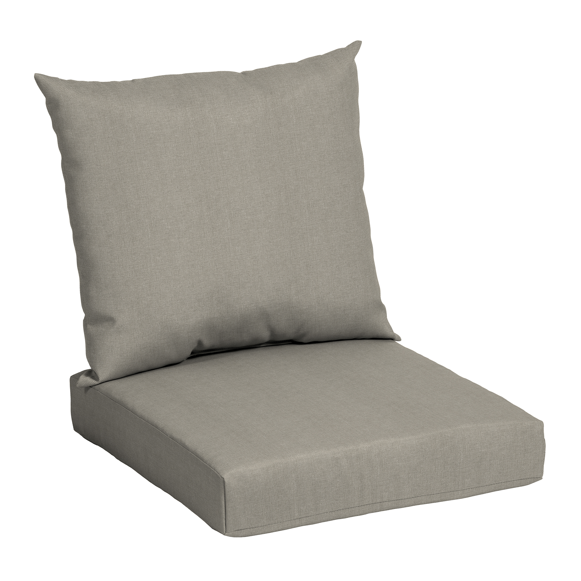 Mainstays Tan Rectangle 2-Piece Deep Seat Cushion Set photo 1