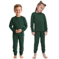 thumbnail image 2 of Rimyaw Toddlers Pajamas Sets Boys Girls 2-Piece Sleepwear Set Cotton Long Sleeve Casual Clothes 3T, 2 of 7