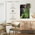 thumbnail image 5 of Elephant Stock Meditation Vegetation Wall Art - Vertical Multi Panel Canvas - Living Room Wall Decor - Wellness Multi Panel - Gray And Purple Decor By Fusion Idol Arts - 24" x 38", 5 of 8