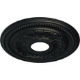 thumbnail image 3 of Ekena Millwork 15 3/4"OD x 3 1/4"ID x 1"P Galway Ceiling Medallion (Fits Canopies up to 3 1/4"), Hand-Painted Steel Gray, 3 of 6
