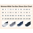 thumbnail image 4 of HI HATIDE Wide Toe Box Shoes Women Arch Support Walking Shoes for Plantar Fasciitis Wide Width Orthotic Tennis Sneakers, 4 of 11