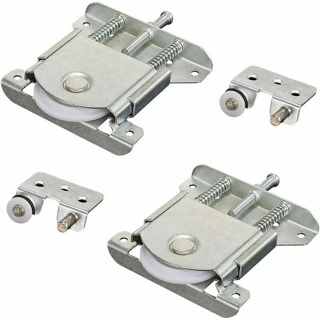 Rodillos deslizantes de metal, funcionamiento silencioso para puertas corredizas de gabinetes, gabinetes, ventanas, gabinetes, vitrinas, zapateros, puertas de gabinetes