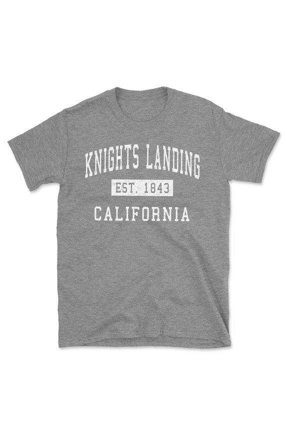 Knights Landing California Classic Established Men's Cotton T-Shirt
