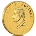 thumbnail image 2 of 2025 1/10 oz Australian Gold Kangaroo Perth Mint BU, 2 of 2