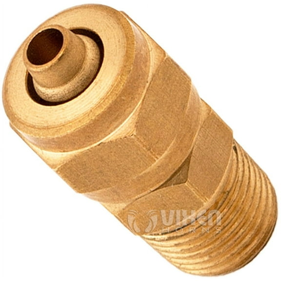 Vixen Horns 1/8" NPT (Male) Compression Fitting for 1/4" OD tubes for Train/Air Horn Tanks VXA7018