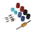 thumbnail image 1 of OULII 16Pcs Set Air Conditioning Service A Cores Seal Kit Assorted Color Plastic Metal Zero Leakage, 1 of 5